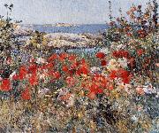 Childe Hassam Celia Thaxter s Garden oil painting reproduction